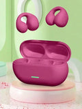 Fone Bluetooth 5.3 Clip Ear com Cancelamento de Ruído e Estojo de Recarga